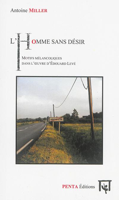 L'homme sans désir : motifs mélancoliques dans l'oeuvre d'Edouard Levé