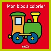 Train : mon bloc à colorier