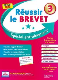 Réussir le brevet 3e, 2019 : spécial entraînement : nouveau brevet 2019