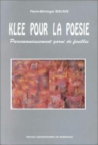 Klee pour la poésie : parcimonieusement garni de feuilles