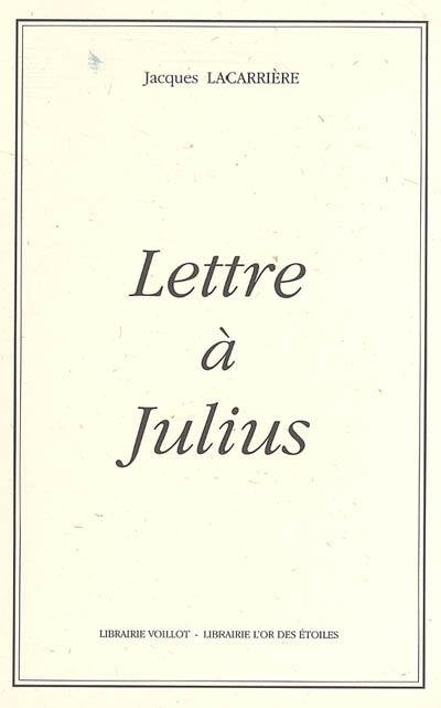 Lettre à Julius