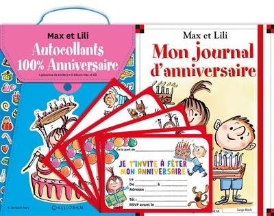 Pack anniversaire Max et Lili