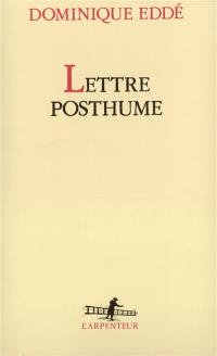 Lettre posthume