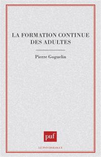 La Formation continue des adultes