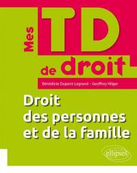 Droit des personnes et de la famille