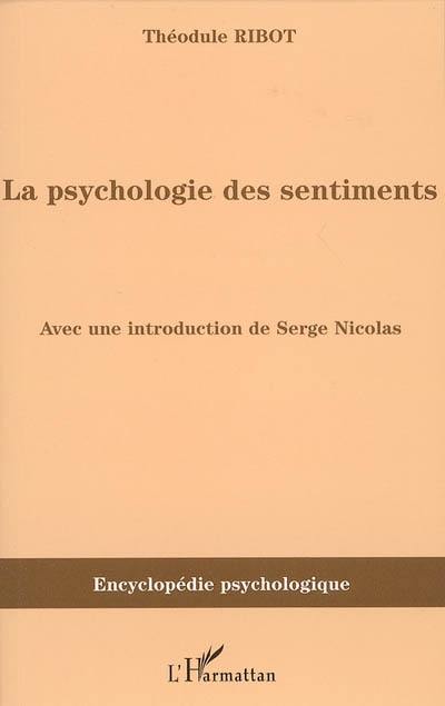 La psychologie des sentiments : 1896