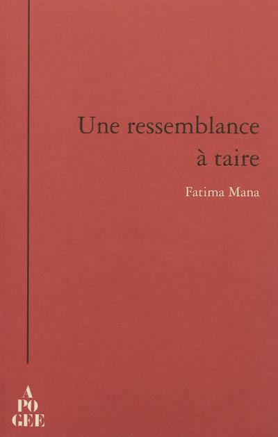 Une ressemblance à taire