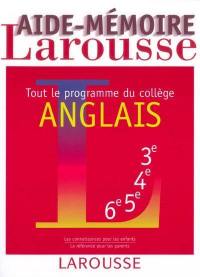 Tout le programme du collège, anglais