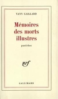 Mémoires des morts illustres