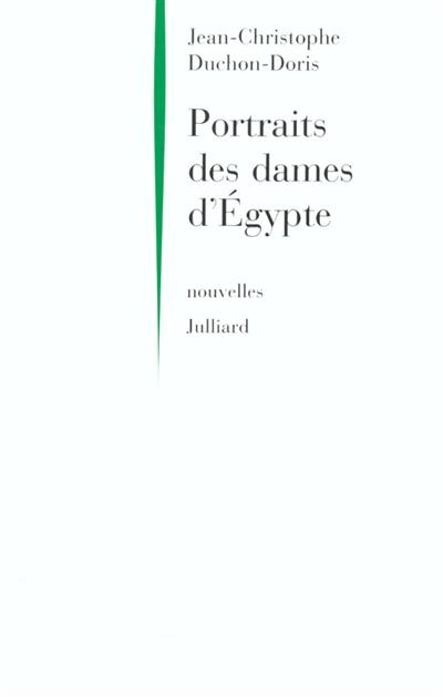 Portraits des dames d'Egypte