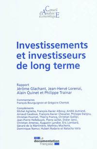 Investissements et investisseurs de long terme : rapport