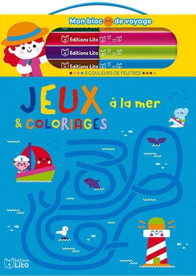 A la mer : jeux & coloriages