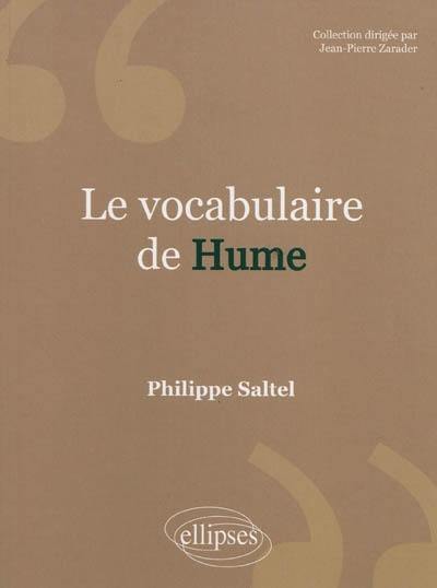 Le vocabulaire de Hume