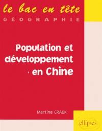 Population et développement en Chine