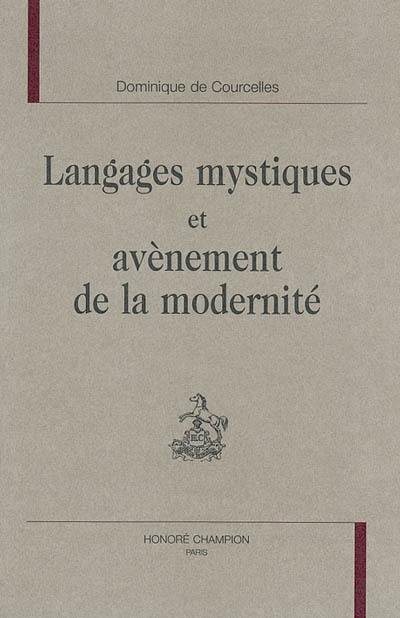 Langages mystiques et avènement de la modernité