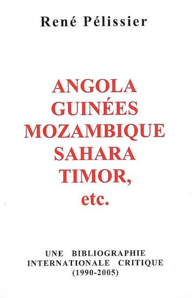 Angola, Guinées, Mozambique, Sahara, Timor, etc : une bibliographie internationale critique (1990-2005)