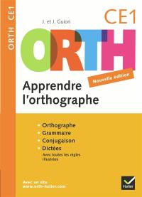 Apprendre l'orthographe, CE1