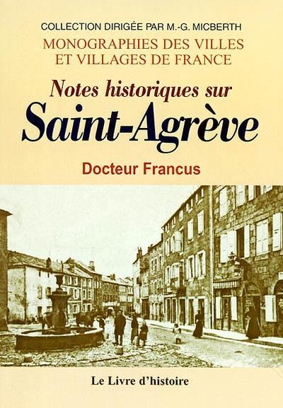 Notes historiques sur Saint-Agrève