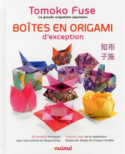 Boîtes en origami d'exception