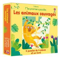 Les animaux sauvages : mes premiers puzzles