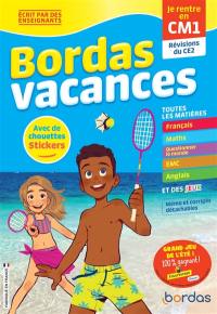 Bordas vacances : je rentre en CM1 : révisions du CE2