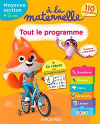 A la maternelle, moyenne section, 4-5 ans : tout le programme : nouveau programme