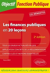 Les finances publiques en 20 leçons