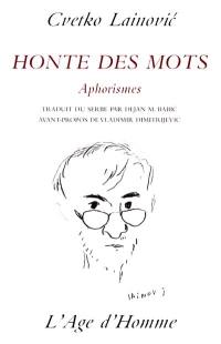 Honte des mots : aphorismes