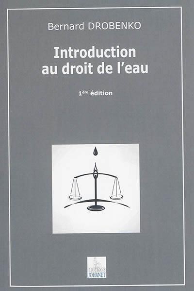 Introduction au droit de l'eau