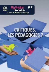 N'autre école, n° 14. Critiques, les pédagogies ?