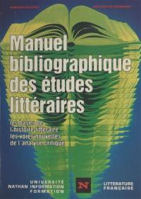 Manuel bibliographique des études littéraires