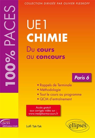 UE1, chimie : du cours au concours : Paris 6