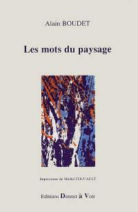 Les mots du paysage