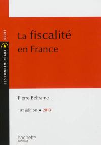 La fiscalité en France : 2013