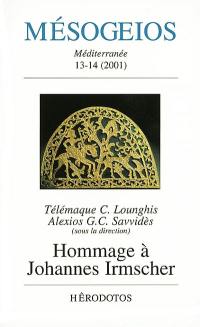 Mésogeios, n° 13-14. Hommage à Johannes Irmscher