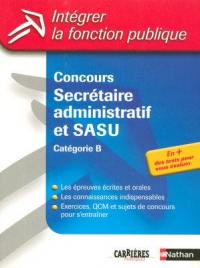 Concours secrétaire administratif et SASU : catégorie B