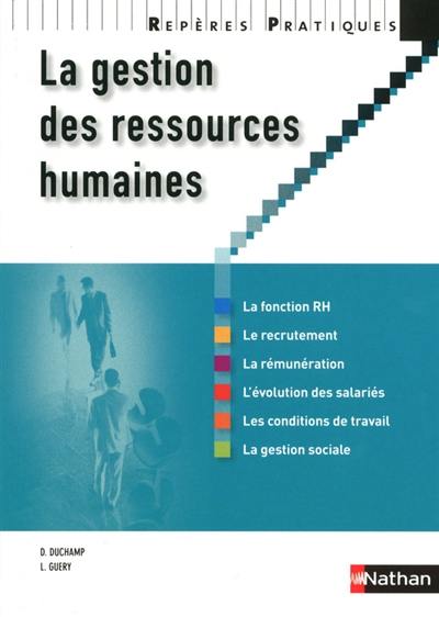 La gestion des ressources humaines