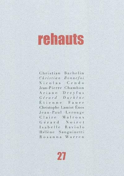 Rehauts, n° 27