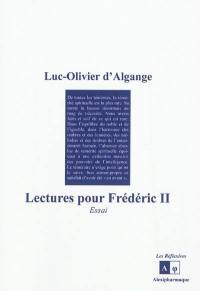 Lecture pour Frédéric II : essai