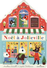 Noël à Jolieville : un livre accordéon géant avec des flaps !