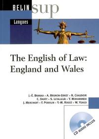 The English of law, England and Wales