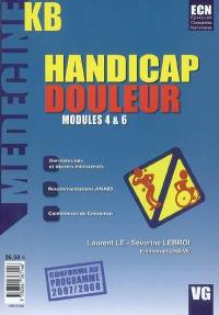 Handicap & douleur : module 4 & 6 : fiches de synthèse illustrées