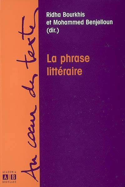 La phrase littéraire