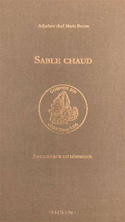 Sable chaud : les insignes du démineur