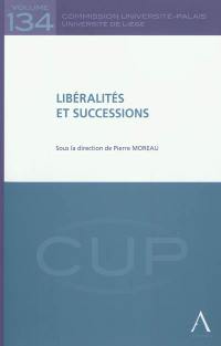 Libéralités et successions