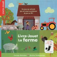 Livre-jouet la ferme : un pop-up articulé qui est aussi un plateau de jeu en 3D