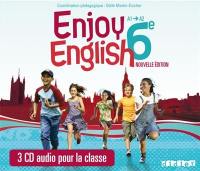 Enjoy English 6e, A1-A2 : 3 CD audio pour la classe