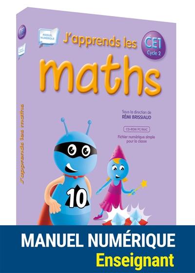 J'apprends les maths CE1, cycle 2 : manuel numérique enseignant