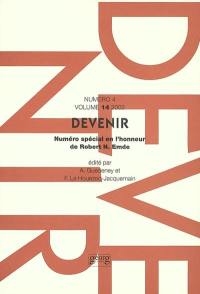 Devenir, n° 4 (2002). Robert N. Emde