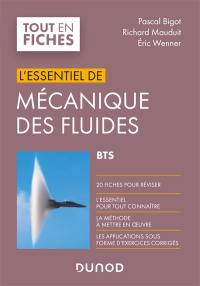 L'essentiel de mécanique des fluides : BTS